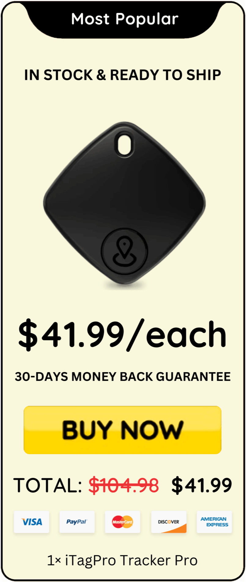 iTagPro Tracker offer price 